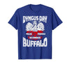 Polish Heritage Gifts Dyngus Day Buffalo New York Piwo Polka Pierogi Na Zdrowie T-Shirt - size chart