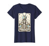 Marching Band Mom Tarot Card Skeleton Halloween Marching Band Mom Tarot Card Skeleton Mom Musical Instrument T-Shirt - size