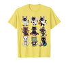 Halloween Cat Apparel Halloween Cat T-Shirt - Spooky Kittens Costume T-Shirt - size chart