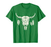 Buffalo Animals Gift Idea Bison Buffalo Skull Animal Design T-Shirt - size chart