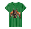 Mademark Grinning Bat Upside Down Rabies Humor Graphic T-Shirt - size chart