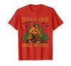 Bigfoot Halloween Costume Party Outfits Trick Or Treat Smell My Feet Bigfoot Halloween Sasquatch T-Shirt - size chart