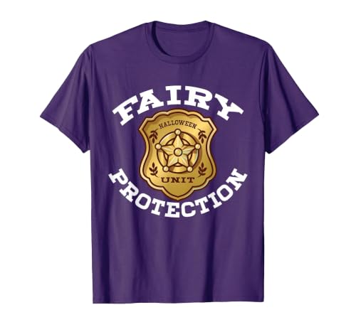 Halloween Fairy Security Costume RTees Halloween Adult Costume Fairy Protection T-Shirt - size chart