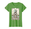Marching Band Mom Tarot Card Skeleton Halloween Marching Band Mom Tarot Card Skeleton Mom Musical Instrument T-Shirt - size