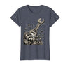 Mademark Monkey Wrench In The Gears Graphic Design T-Shirt - Women - size chart