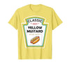 Halloween 2025 Condiments Couples Costume Sauce Yellow Mustard DIY Halloween Costume Matching Groupe Mustard T-Shirt - size