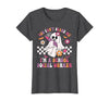 Groovy Ghost School Social Worker Halloween Shirt You Can't Scare Me I'm a School Social Worker Halloween T-Shirt - size