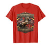 Mademark Horses Over Everything Equestrian Design T-Shirt - Men - size chart