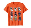 Halloween Cat Apparel Halloween Cat T-Shirt - Spooky Kittens Costume T-Shirt - size chart