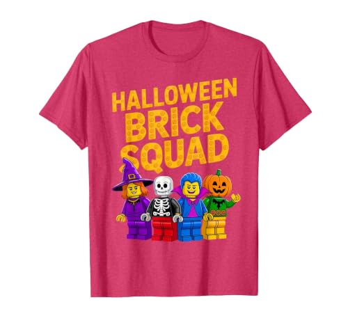 Family Master Builder Birthday Kids Toddler Gifts Halloween Brick Squad Costume Master Builder Blocks Building T-Shirt -