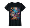 Alice in Wonderland Rabbit House T-Shirt — design detail