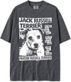 BABATEES U.S.A. MAX-Heavyweight Punk Rock Animals Shaka Wear Oversized 7.5oz Cotton Tshirt - size chart