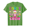 Candy Land Candy Crew Party Halloween Costumes T-Shirt - size chart