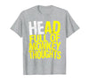 Mademark Head Full of Monkey Thoughts Funny Primate Design T-Shirt - Men - size chart