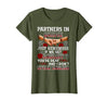 You Are Deaf And I Don't Speak English Partners in Crime Just Remember If We Get Caught T-Shirt - size chart