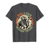Mademark Big Love Bigger Trunk Elephant Comic Design T-Shirt - Men - size chart