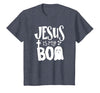 Jesus is My Boo - Funny Christian Halloween Quote Humor T-Shirt - size chart