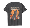 funny Halloween shirt It's Just A Bunch of Hocus Pocus Funny Cat T-Shirt - size chart