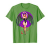 Classic Vintage Pin-Up Sexy Girl by YUX Sexy Succubus Monster Halloween Hand Heart Pin-Up Girl Devil T-Shirt - size chart
