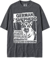 BABATEES U.S.A. MAX-Heavyweight Punk Rock Animals Shaka Wear Oversized 7.5oz Cotton Tshirt - size chart