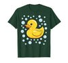 InGENIUS Duck Lover Shirts & Gifts Rubber Duck Bubbles Cute Duckie Duckling Costume Halloween T-Shirt - size chart