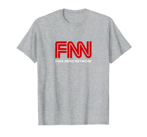 Fake News Network #fakenews Funny Trump Halloween Costume T-Shirt - size chart