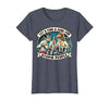 C.J.`s Funny Dark Humor Gift Shop Lets Find A Cure for Stupid People, Retro Comic Dark Humor T-Shirt - size chart