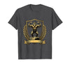 Mademark Monkey Flexing Muscles on Gym Podium T-Shirt - Men - size chart