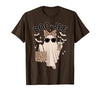 Halloween Boo-Jee Leopard Ghost Coquette Bow Coquette Leopard Ghost Coffee Boo-JEE Halloween Boujee Ghost T-Shirt - size