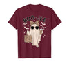 Halloween Boo-Jee Leopard Ghost Coquette Bow Coquette Leopard Ghost Coffee Boo-JEE Halloween Boujee Ghost T-Shirt - size