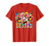 Be Kind Highland Cow Autism Awareness Sped Teacher Be Kind Highland Cow Autism Awareness Inspirational Teacher T-Shirt -