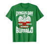 Polish Heritage Gifts Dyngus Day Buffalo New York Piwo Polka Pierogi Na Zdrowie T-Shirt - size chart