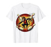 Mademark Pin Monkey Dodging Flying Pins Bowling Graphic T-Shirt - Men - size chart