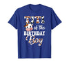 Titi of The Birthday Boy Cow Farm 1St Birthday Boy T-Shirt - size chart