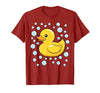 InGENIUS Duck Lover Shirts & Gifts Rubber Duck Bubbles Cute Duckie Duckling Costume Halloween T-Shirt - size chart