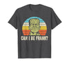 Can I Bee Frank Halloween Halloween Tee Can I be Frank? Funny Horror Frankenstein Tee T-Shirt - size chart