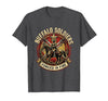 Mademark Buffalo Soldiers Forged in Fire Military Tribute T-Shirt - size chart