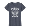 Camelot71 Chicago Classic Retro Vintage Illinois Windy Rock'n'Roll T-Shirt - size chart