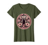 Mademark Elephant Pink Flowers Breast Cancer Awareness T-Shirt - Women - size chart