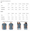 Dog Tees Dog Premium Tri-blend T-Shirt - size chart