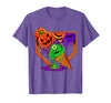 Ice Cream Drip Baseball Home Plate Halloween Tee Funny Halloween Baseball Ice Cream Drip Boys Girls Youth T-Shirt - size