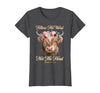 Christian Western Highland Cow Lovers Tees Follow The Word Not The Herd Christian Western Highland Cow T-Shirt - size chart
