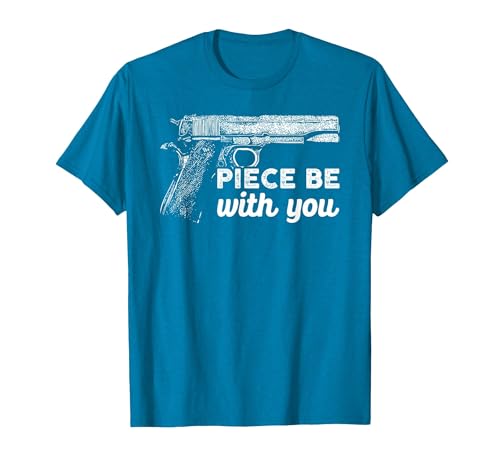 Gun Lover Cool Man Tee Piece Be with You 2nd Amendment Gun Lover Cool Man T-Shirt - size chart