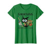 Black Cat Do Gardening Because Murder is Wrong T-Shirt - size chart