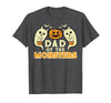 Mens Halloween Shirts For Dad Daddy Papa Men Halloween Dad of Monsters Funny Family Costume Papa Daddy T-Shirt - size chart
