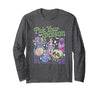 Spooky Season Funny Halloween Tee Pick Your Poison, Vintage Princess Halloween Long Sleeve T-Shirt - size chart