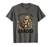 Mademark Chaos Is My Cardio Funny Monkey Design T-Shirt - Men - size chart
