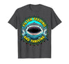 Mademark Whale Shark Filter Feeding and Thriving Design T-Shirt - size chart