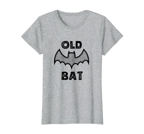 Funny Halloween tees for men and women Vintage Old Bat tee for Halloween and Birthdays T-Shirt - size chart