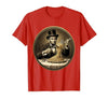 Mademark Funny Monkey Eating Spaghetti With Fork Illustration T-Shirt - Men - size chart